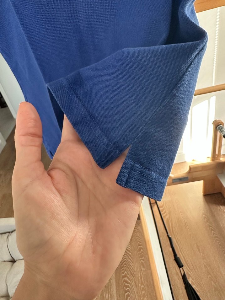 Kadın Lacivert Kısa Kollu Polo Tişört - Görsel 3