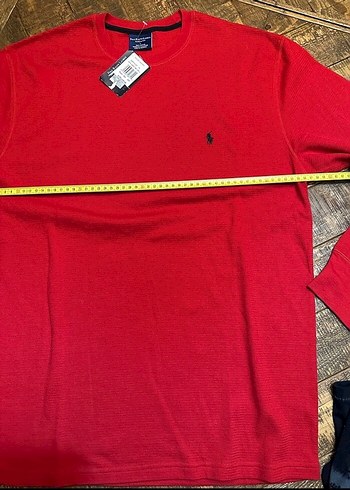 Kırmızı Erkek Uzun Kollu üst - Görsel 5