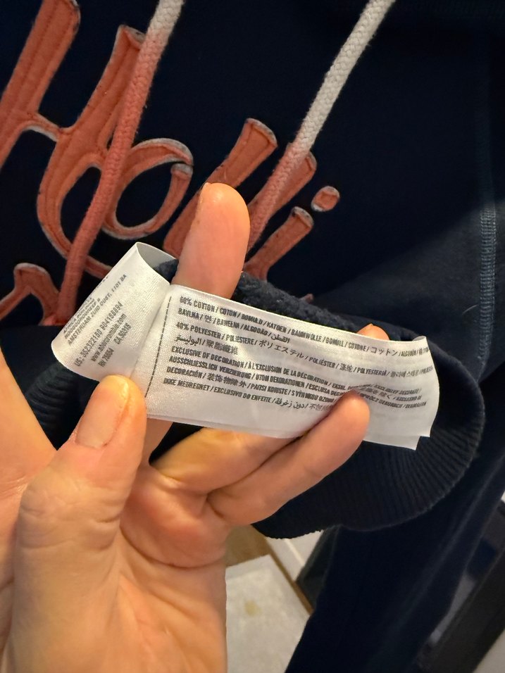 Kadın Lacivert Kapüşonlu Sweatshirt - Görsel 4