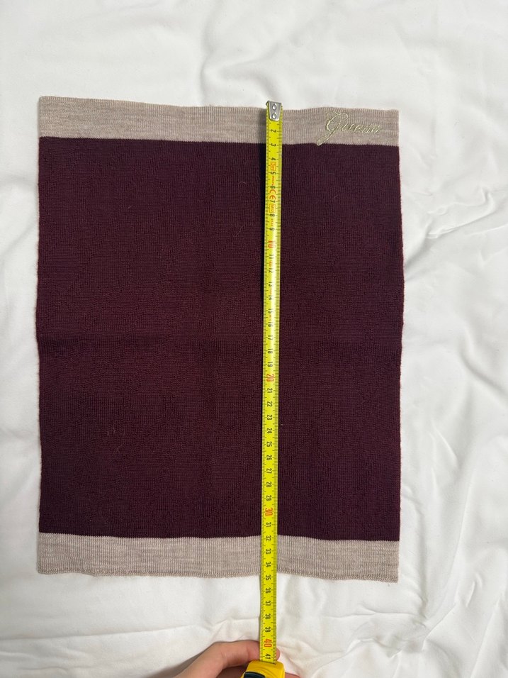 Bordo Düz Boyunluk - Görsel 2