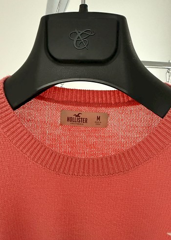 Pembe Kadın Triko Bisiklet Yaka Kazak - Görsel 5