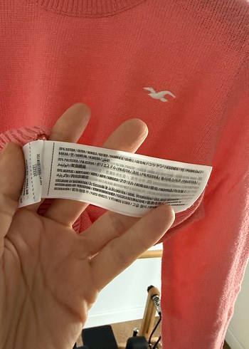 Pembe Kadın Triko Bisiklet Yaka Kazak - Görsel 2