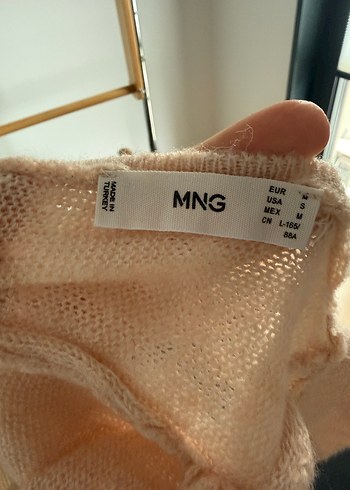 Kadın Bej Boğazlı Triko Kazak - Görsel 7