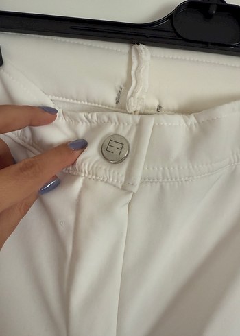 Elaf Chamonix Beyaz Kürklü Kayak Pantolonu - Görsel 3