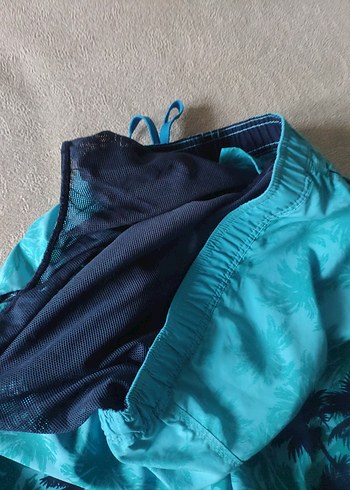 lcvakiki erkek Mavi Renkli Kısa Bağcıklı Mayo - Görsel 5