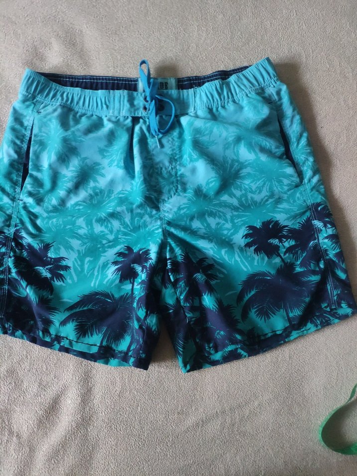 lcvakiki erkek Mavi Renkli Kısa Bağcıklı Mayo - Görsel 2