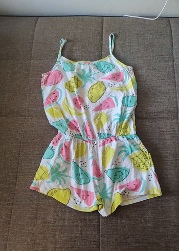 Pastel Renkli Askılı Tulum - Görsel 2