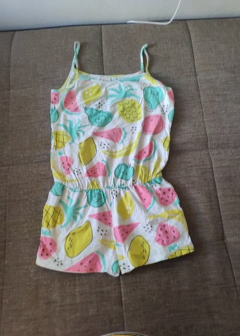 Pastel Renkli Askılı Tulum - Görsel 4