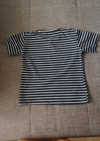 Gri Çizg Kısa Kollu - Görsel 3