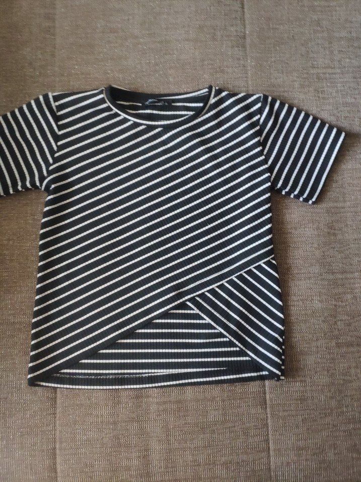 Gri Çizg Kısa Kollu - Görsel 2