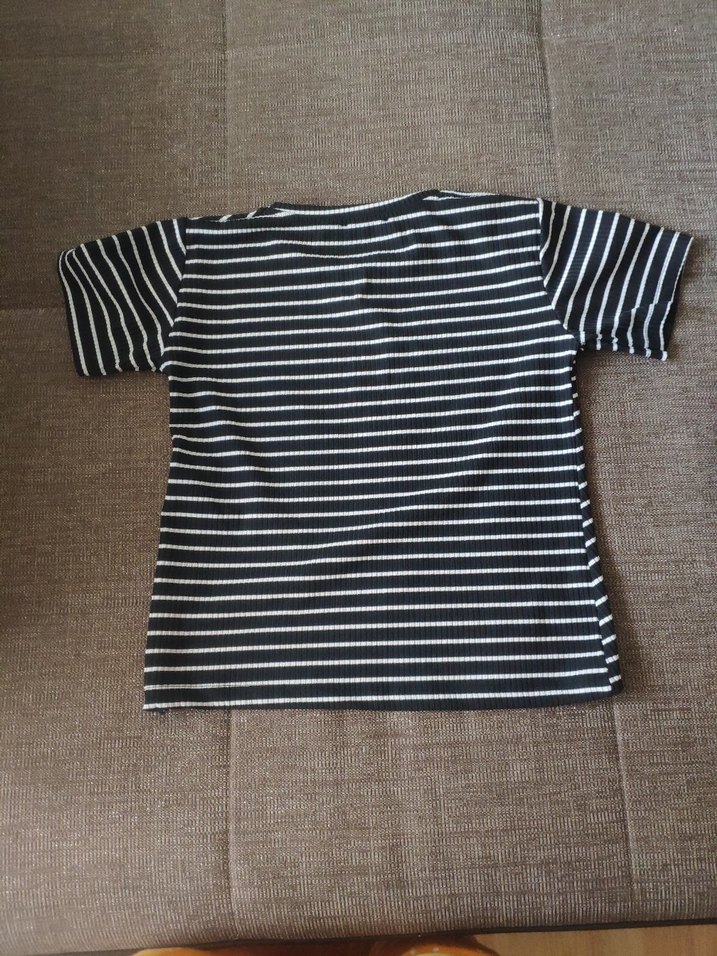 Gri Çizg Kısa Kollu - Görsel 3