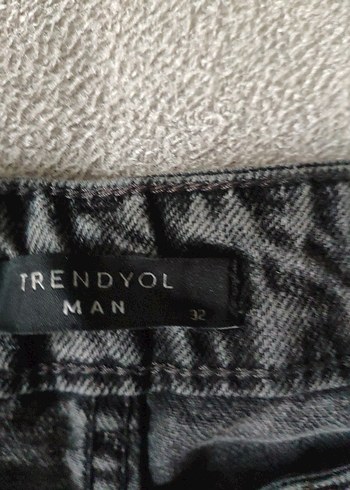 Trendyol gri Erkek Denim Pantolon Regular Fit - Görsel 4
