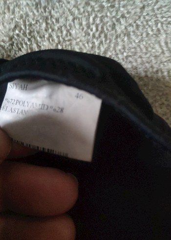 Zebra Desenli Siyah Strappy Bikini - Görsel 5