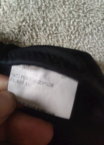 Zebra Desenli Siyah Strappy Bikini - Görsel 4