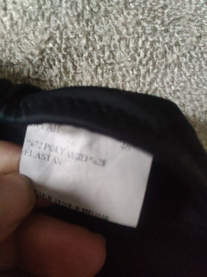 Zebra Desenli Siyah Strappy Bikini - Görsel 4