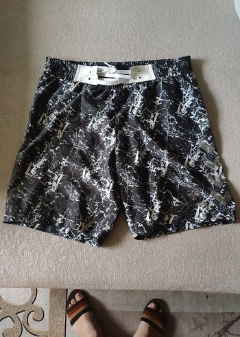 h&m ri Bağcıklı Tie-Dye Erkek Şort - Görsel 6