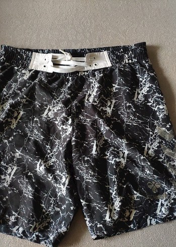 h&m ri Bağcıklı Tie-Dye Erkek Şort - Görsel 2