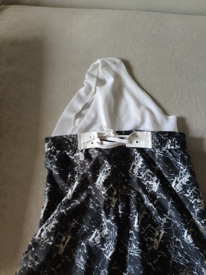 h&m ri Bağcıklı Tie-Dye Erkek Şort - Görsel 4