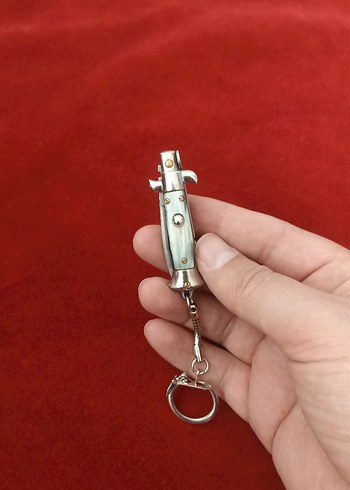 inox orjinal mini sustalı anahtarlık - Görsel 5