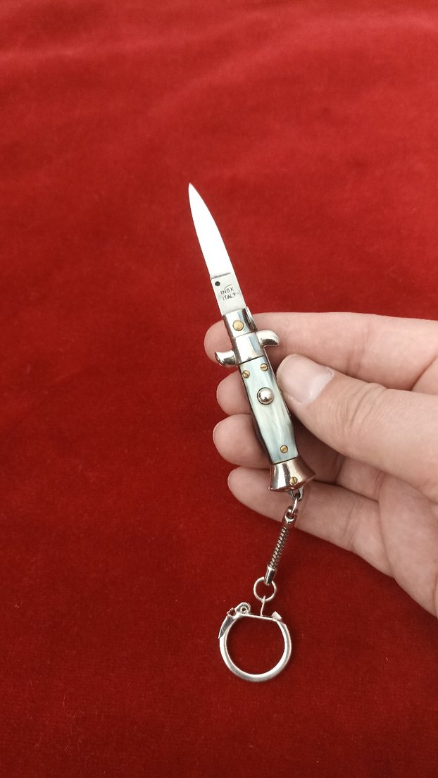 inox orjinal mini sustalı anahtarlık - Görsel 3