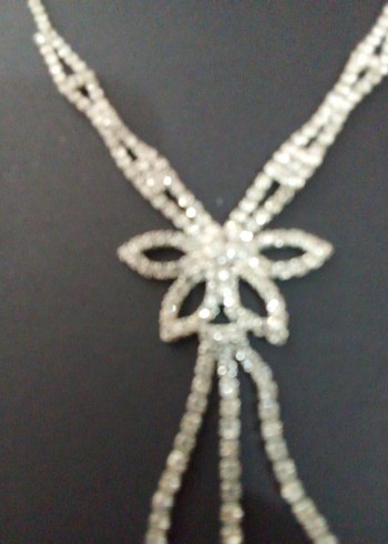 Pullu Beyaz Bohem Uzun Kadın Kolye - Görsel 2