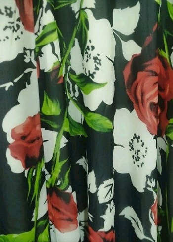 Çiçek Desenli Uzun Bohem Elbise PINAR ŞEMS MARKA - Görsel 2