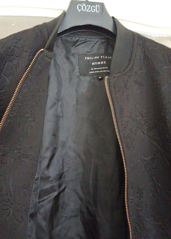 PHİLİP MLEİN Siyah Fermuarlı erkek Ceket - Görsel 2