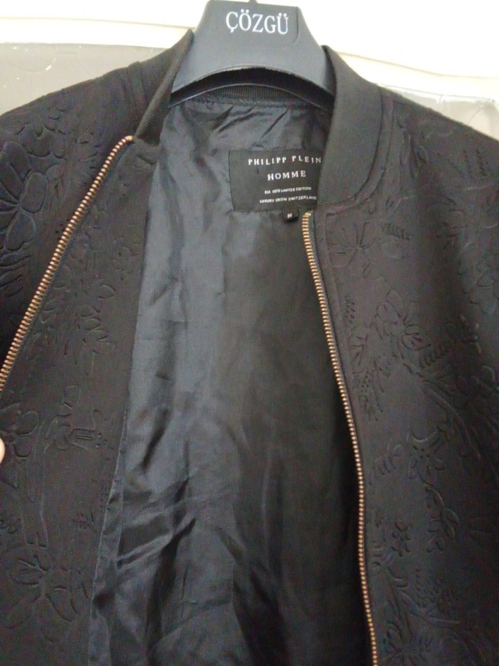 PHİLİP MLEİN Siyah Fermuarlı erkek Ceket - Görsel 2