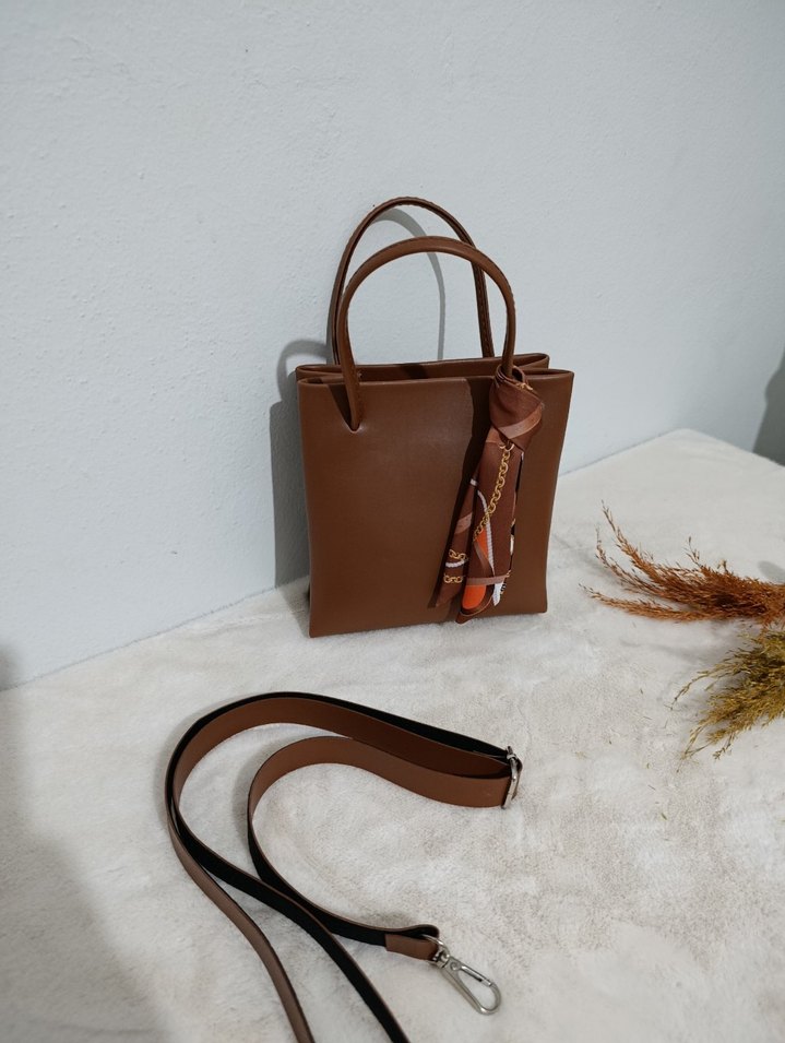 bayan çanta kol çantası el çantası deri çanta süet çanta - Görsel 4