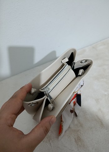 bayan çanta kol çantası el çantası deri çanta süet - Görsel 4