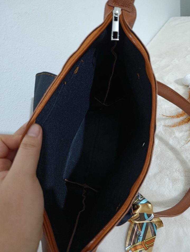 bayan çanta kol çantası el çantası deri çanta süet çanta - Görsel 4