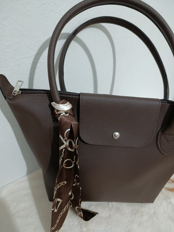 bayan çanta kol çantası el çantası deri çanta süet - Görsel 2