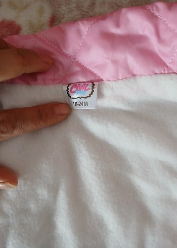 Nakışlı Pembe Kız Çocuk Yelek - Görsel 4