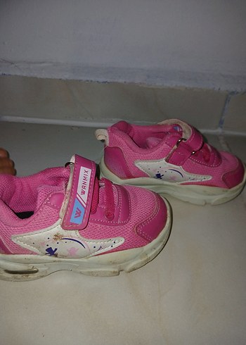 Renkli Baskılı Kız Çocuk Spor Ayakkabı - Görsel 2