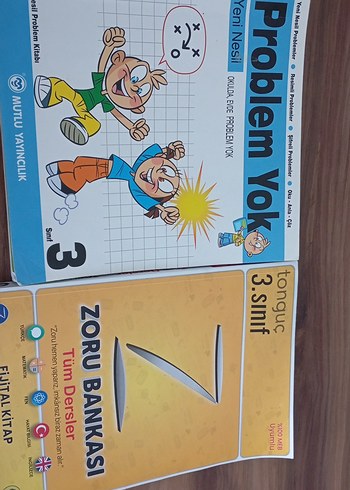 3. Sınıf Tonguç Zoru Bankası ve Problem Yok Kitabı