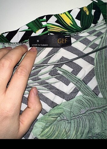 Yeşil Desenli Bohem Kadın Kimono - Görsel 4