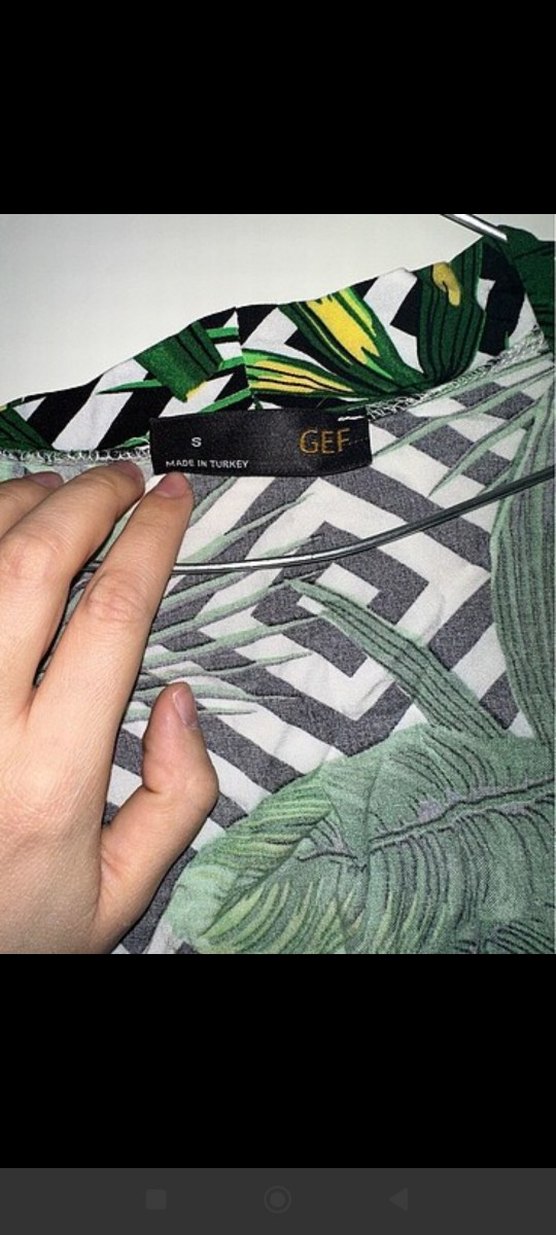 Yeşil Desenli Bohem Kadın Kimono - Görsel 4