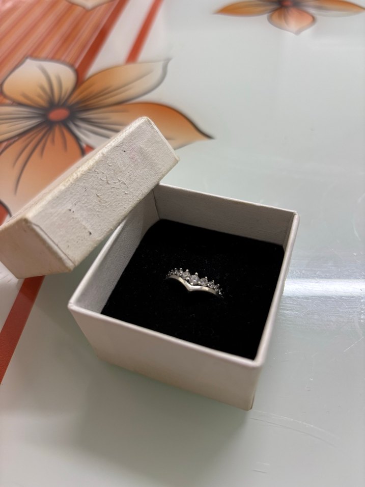 Pandora Kadın Beyaz Taşlı Yüzük - Görsel 2