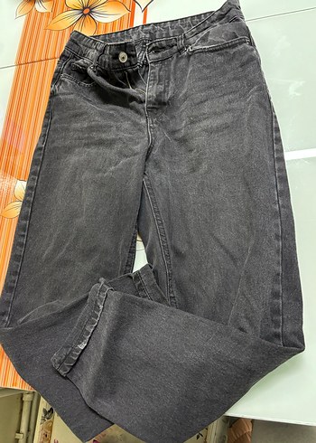 Siyah Renk Mom Jean Pantolon - Görsel 3