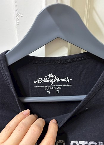 Kız Çocuk Siyah Rock Punk Tişört - Görsel 2