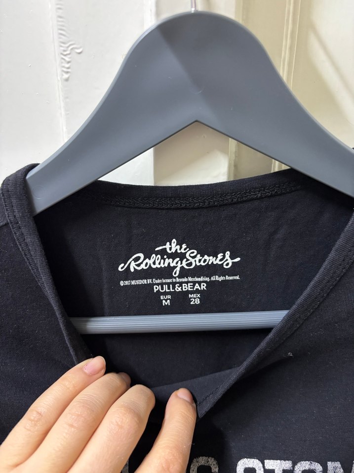 Kız Çocuk Siyah Rock Punk Tişört - Görsel 2