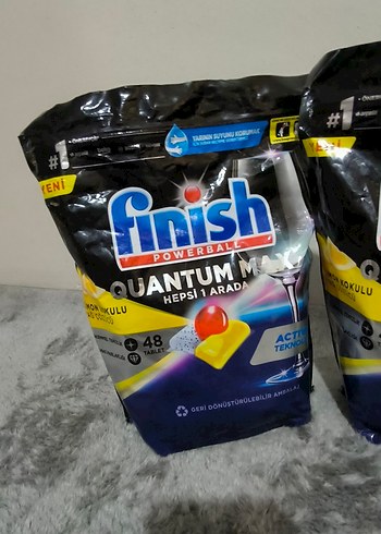 Finish Quantum Max 48 Tablet Bulaşık Makinesi Tableti