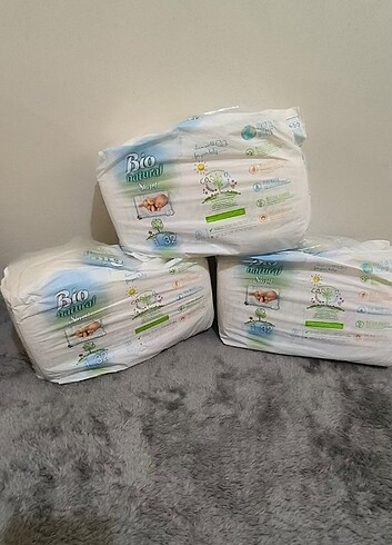 Sleepy Bio Natural 1 no 3 paket bebek bezi