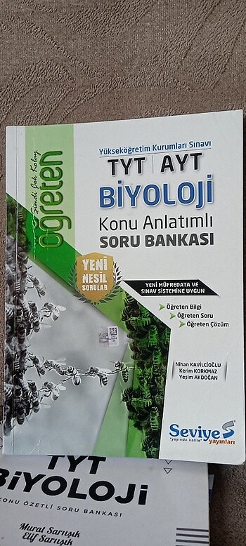 YKS biyoloji konu anlatımlı soru bankası