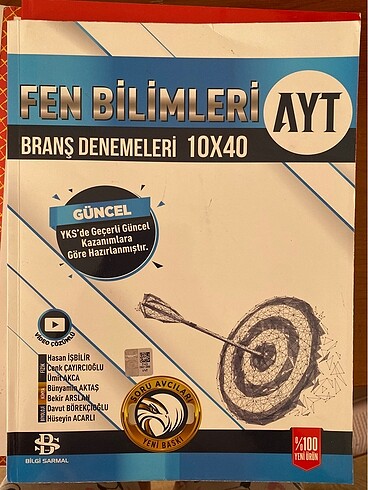 BİLGİ SARMAL AYT FEN DENEME