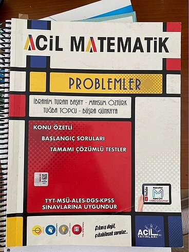 ACiL MATEMATİK PROBLEM KITABI
