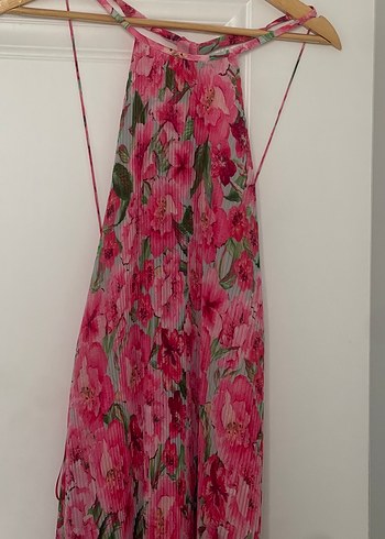 Zara Pembe Bohem Uzun Askılı Elbise - Görsel 2