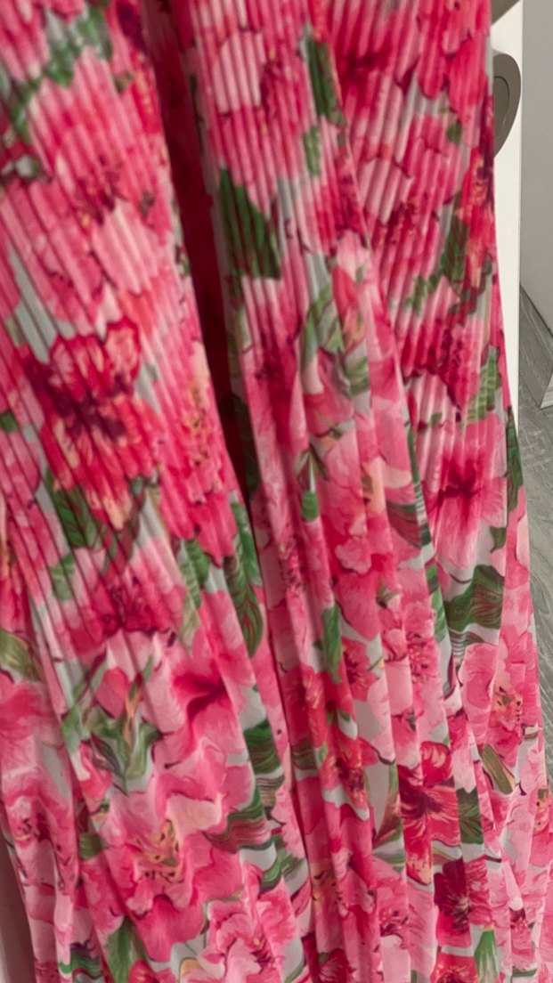 Zara Pembe Bohem Uzun Askılı Elbise - Görsel 4