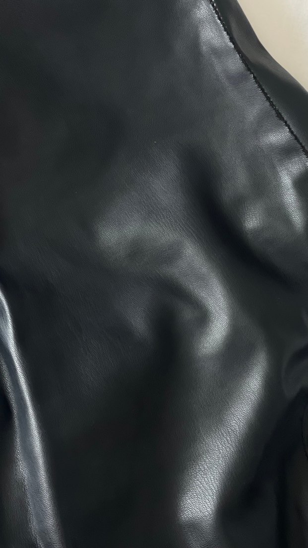 Zara Siyah Deri pantolon - Görsel 4