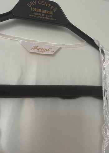 Uzun Beyaz Bohem Gecelik İkili - Görsel 11